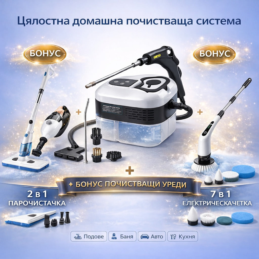 3-в-1 Ултимативен пар и ексфолиране – Пълен пакет за почистване